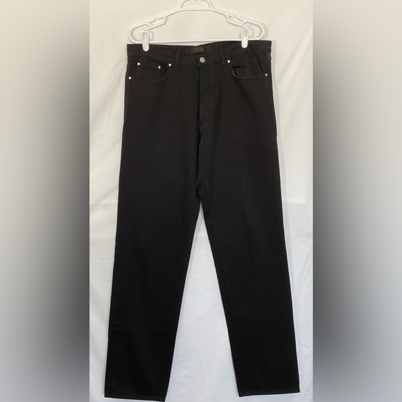 Versace Men's Straight-Leg Black Denim - Picture 1 of 12
